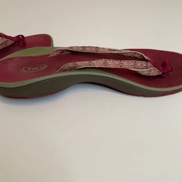 Chaco Flip Flop Pink Sandals Size 7 - Picture 5 of 7